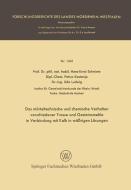Das mörteltechnische und chemische Verhalten verschiedener Trasse und Gesteinsmehle in Verbindung mit Kalk in wäßrigen L di Hans-Ernst Schwiete edito da VS Verlag für Sozialwissenschaften