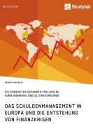 Das Schuldenmanagement in Europa und die Entstehung von Finanzkrisen di Sebastian Weis edito da Studylab