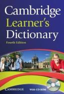 Cambridge Learner's Dictionary With Cd-rom edito da Cambridge University Press