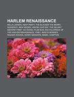 Harlem Renaissance: Rent Party, Harlem R di Books Llc edito da Books LLC, Wiki Series