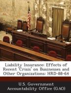 Liability Insurance edito da Bibliogov