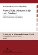 Normalität, Abnormalität und Devianz edito da Lang, Peter GmbH
