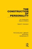 The Construction Of Personality di Sarah E. Hampson edito da Taylor & Francis Ltd