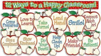 Happy Classroom Apples! Bulletin Board di Inc. Scholastic edito da Scholastic Teaching Resources