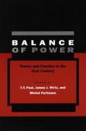 Balance of Power edito da Stanford University Press