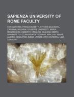 Sapienza University Of Rome Faculty: Enr di Source Wikipedia edito da Books LLC, Wiki Series