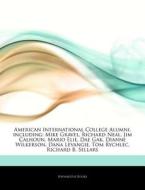 American International College Alumni, I di Hephaestus Books edito da Hephaestus Books