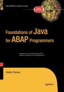 Foundations of Java for ABAP Programmers di Alistair Rooney edito da Apress