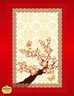 Writedrawdesign Notebook, College Ruled, 8.5 X 11 Inches, Chinese Floral Design di Writedrawdesign edito da Createspace