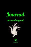Me and My Cat, Journal | Journal for girls with cat | Black Cover | 124 pages | 6x9 Inches di Pappel20 edito da Lucian Popa