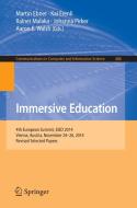 Immersive Education edito da Springer-Verlag GmbH