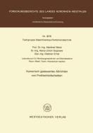 Numerisch gesteuertes Abrichten von Profilschleifscheiben di Manfred Weck edito da VS Verlag für Sozialwissenschaften