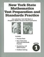 New York State Mathematics Test Preparation and Standards Practice, Grade 1 edito da Houghton Mifflin Harcourt (HMH)
