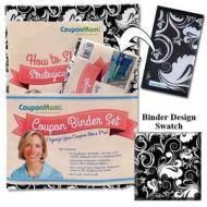 CouponMom.com Organizer Binder, Black and White Pattern Design [With 30 Clear Plastic Pocket Pages, Coupon Organizer and Booklet and Couponing Accesso di Stephanie Nelson edito da Whitman Publishing