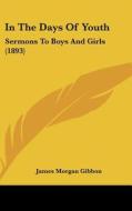 In the Days of Youth: Sermons to Boys and Girls (1893) di James Morgan Gibbon edito da Kessinger Publishing