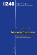 Taboo in Discourse edito da Lang, Peter