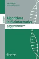 Algorithms in Bioinformatics edito da Springer Berlin Heidelberg