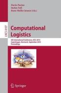 Computational Logistics edito da Springer Berlin Heidelberg