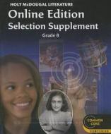 Literature Online Edition Selection Supplement, Grade 8 edito da HOUGHTON MIFFLIN