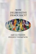 Why Deliberative Democracy? di Amy Gutmann edito da Princeton University Press