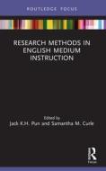 Research Methods In English Medium Instruction edito da Taylor & Francis Ltd