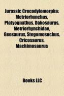 Jurassic Crocodylomorpha: Metriorhynchus di Books Llc edito da Books LLC, Wiki Series