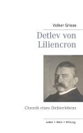 Detlev von Liliencron di Volker Griese edito da Books on Demand