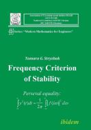 Frequency Criterion of Stability. edito da ibidem