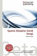 Spania (Despina Vandi Song) edito da Betascript Publishing