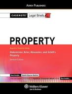 Casenote Legal Briefs: Property Keyed to Dukeminier, Krier, Alexander & Schill's 7th Ed. di Casenotes, Casenote Legal Briefs edito da Aspen Publishers