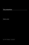 Lukacs, G: Solzhenitsyn di Georg Lukacs edito da MIT Press Ltd