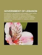 Government Of Lebanon: Middle East Airli di Books Llc edito da Books LLC, Wiki Series