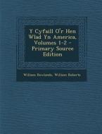 Y Cyfaill O'r Hen Wlad Yn America, Volumes 1-2 di William Rowlands, William Roberts edito da Nabu Press