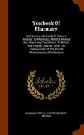 Yearbook Of Pharmacy edito da Arkose Press