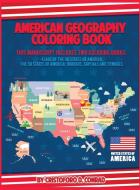 American Geography Coloring Book di Cristoforo D. Conrad edito da KRPACEGROUP LLC