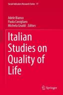 Italian Studies on Quality of Life edito da Springer-Verlag GmbH