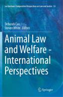 Animal Law and Welfare - International Perspectives edito da Springer International Publishing