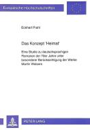 Das Konzept «Heimat» di Eckhart Prahl edito da Lang, Peter GmbH