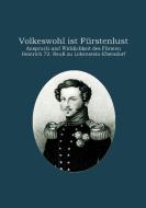 Volkeswohl ist Fürstenlust di Heinz-Dieter Fiedler edito da Books on Demand