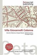 Villa Giovannelli Colonna edito da Betascript Publishing