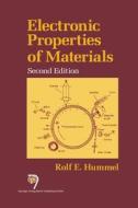 Electronic Properties of Materials di Rolf E. Hummel edito da SPRINGER NATURE