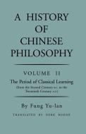 History of Chinese Philosophy, Volume 2 di Yu-Lan Fung edito da Princeton University Press