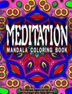 Meditation Mandala Coloring Book - Vol.5: Women Coloring Books for Adults di Women Coloring Books for Adults, Relaxation Coloring Books for Adults edito da Createspace