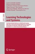 Learning Technologies and Systems edito da Springer International Publishing