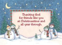 Thanking God Christmas Blessings Boxed Christmas Cards edito da Abbey Press
