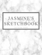 Jasmine's Sketchbook: Personalized Marble Sketchbook with Name: 120 Pages di Pencils And Pens edito da INDEPENDENTLY PUBLISHED