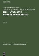 Beiträge zur Pappelforschung, Teil 6, Wissenschaftliche Abhandlungen 52 edito da De Gruyter