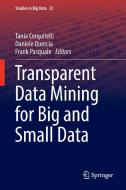Transparent Data Mining for Big and Small Data edito da Springer-Verlag GmbH