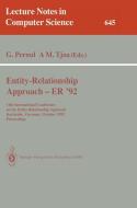 Entity-Relationship Approach - ER '92 edito da Springer Berlin Heidelberg