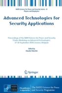 Advanced Technologies for Security Applications edito da Springer Netherlands